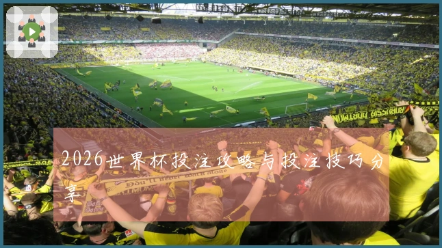 2026世界杯投注攻略与投注技巧分享